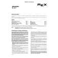 REX-ELECTROLUX RS140F Owners Manual REX-ELECTROLUX RS140F Owners Manual