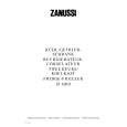 ZANUSSI ZI420/9 Owners Manual ZANUSSI ZI420/9 Owners Manual
