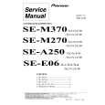 PIONEER SE-M270/XCN1/EW Service Manual PIONEER SE-M270/XCN1/EW Service Manual