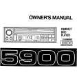 ALPINE 5900 Owners Manual ALPINE 5900 Owners Manual