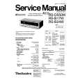TECHNICS RS-B17W Service Manual TECHNICS RS-B17W Service Manual