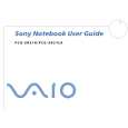 SONY PCG-SR31K VAIO Owners Manual SONY PCG-SR31K VAIO Owners Manual