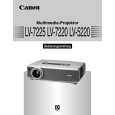 CANON LV-5220 Owners Manual CANON LV-5220 Owners Manual