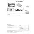 PIONEER CDXFM653 Service Manual PIONEER CDXFM653 Service Manual