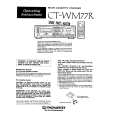 PIONEER CT-WM77R Owners Manual PIONEER CT-WM77R Owners Manual