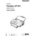 PANASONIC UF321 Owners Manual PANASONIC UF321 Owners Manual