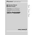 PIONEER DEH-P4600MP Owners Manual PIONEER DEH-P4600MP Owners Manual