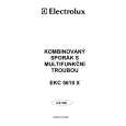 ELECTROLUX EKC5610X Owners Manual ELECTROLUX EKC5610X Owners Manual