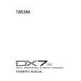 YAMAHA DX7s Owners Manual YAMAHA DX7s Owners Manual