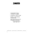 ZANUSSI ZR230/2TN Owners Manual ZANUSSI ZR230/2TN Owners Manual