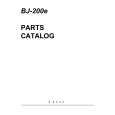 CANON BJ-200E Parts Catalog CANON BJ-200E Parts Catalog