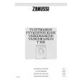 ZANUSSI F1626 Owners Manual ZANUSSI F1626 Owners Manual