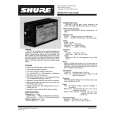 SHURE FP11 Owners Manual SHURE FP11 Owners Manual