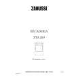 ZANUSSI ZTA230 Owners Manual ZANUSSI ZTA230 Owners Manual