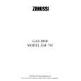 ZANUSSI ZGF782CN Owners Manual ZANUSSI ZGF782CN Owners Manual