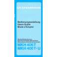 SENNHEISER MKH 406T 406T-U Owners Manual SENNHEISER MKH 406T 406T-U Owners Manual