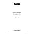 ZANUSSI ZC 249 R Owners Manual ZANUSSI ZC 249 R Owners Manual