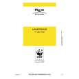 REX-ELECTROLUX TT000TXE Owners Manual REX-ELECTROLUX TT000TXE Owners Manual