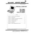 SHARP PC-7850 Service Manual SHARP PC-7850 Service Manual