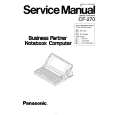 PANASONIC CF-270 Service Manual PANASONIC CF-270 Service Manual