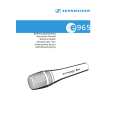 SENNHEISER E 965 Owners Manual SENNHEISER E 965 Owners Manual