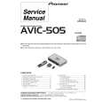 PIONEER AVIC505 Service Manual PIONEER AVIC505 Service Manual
