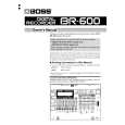 BOSS BR-600 Owners Manual BOSS BR-600 Owners Manual