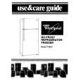 WHIRLPOOL ET18CKXMWR1 Owners Manual WHIRLPOOL ET18CKXMWR1 Owners Manual