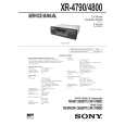 SONY XR4790 Service Manual SONY XR4790 Service Manual