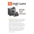 JBL SCS125 Owners Manual JBL SCS125 Owners Manual