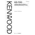 KENWOOD KD-7010 Owners Manual KENWOOD KD-7010 Owners Manual