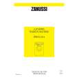 ZANUSSI ZWG3104 Owners Manual ZANUSSI ZWG3104 Owners Manual