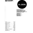 SHARP EL2630L Owners Manual SHARP EL2630L Owners Manual