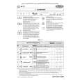 WHIRLPOOL W 75/4 Quick Start WHIRLPOOL W 75/4 Quick Start