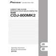 PIONEER CDJ-800MK2/RLFXJ Owners Manual PIONEER CDJ-800MK2/RLFXJ Owners Manual