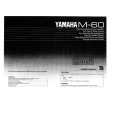 YAMAHA M-60 Owners Manual YAMAHA M-60 Owners Manual