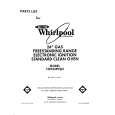 WHIRLPOOL 1SF034PEN2 Parts Catalog WHIRLPOOL 1SF034PEN2 Parts Catalog