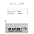 DE DIETRICH LZ9616E1 Owners Manual DE DIETRICH LZ9616E1 Owners Manual