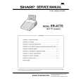 SHARP ER-A770 Service Manual SHARP ER-A770 Service Manual