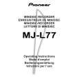 PIONEER MJL77 Owners Manual PIONEER MJL77 Owners Manual