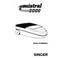 SINGER MISTRAL 3000 Owners Manual SINGER MISTRAL 3000 Owners Manual