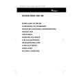 WHIRLPOOL WCF 9 Owners Manual WHIRLPOOL WCF 9 Owners Manual
