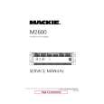 MACKIE M2600 Service Manual MACKIE M2600 Service Manual