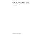 AEG Favorit 677 Owners Manual AEG Favorit 677 Owners Manual