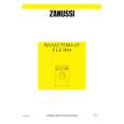 ZANUSSI FLS1484 Owners Manual ZANUSSI FLS1484 Owners Manual