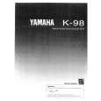 YAMAHA K-98 Owners Manual YAMAHA K-98 Owners Manual