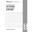 PIONEER XV-DV820/KUCXJN Owners Manual PIONEER XV-DV820/KUCXJN Owners Manual