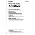 SONY XR-5620 Owners Manual SONY XR-5620 Owners Manual