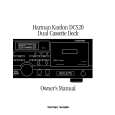 HARMAN KARDON DC520 Owners Manual HARMAN KARDON DC520 Owners Manual