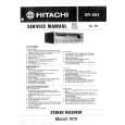 HITACHI SR604 Service Manual HITACHI SR604 Service Manual